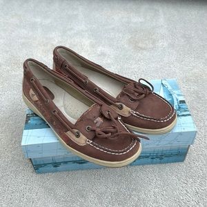 Sperry Top-siders. Only worn once